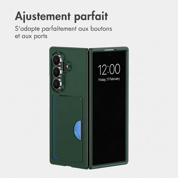 imoshion Backcover avec porte-cartes Samsung Galaxy Z Fold 8 Ultra - Vert foncé