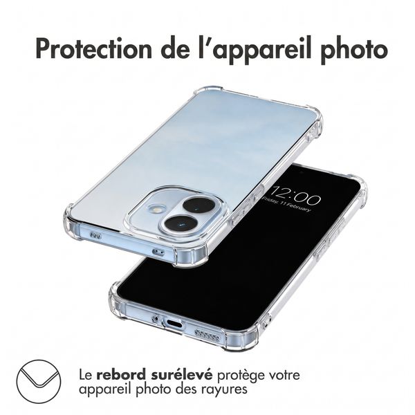 imoshion Shockproof Case Xiaomi Redmi Note 17 Pro - Transparent