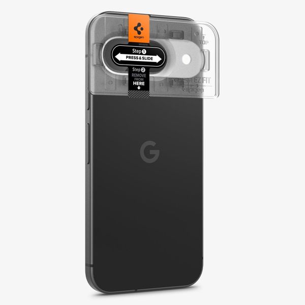 Spigen Optik Pro EZ Fit Lens Protector - Protection d'objectif de caméra (lot de 2) Google Pixel 9