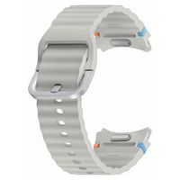 Samsung Bracelet Sport original Samsung Galaxy Watch 4 / 5 / 6 / 7 / FE (20 mm) - Taille M/L - Argent