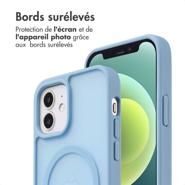 imoshion Coque Color Guard avec MagSafe Apple iPhone 12 (Pro) - Bleu clair