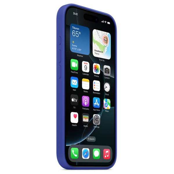 Apple Coque en silicone MagSafe Apple iPhone 16 Pro Max - Ultramarine