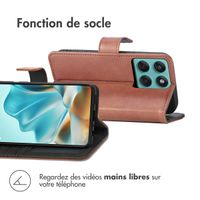 imoshion Étui de télephone portefeuille de luxe Motorola Edge 60 Pro - Marron