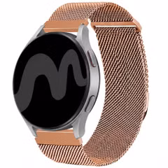 imoshion Bracelet magnétique milanais  - Connexion universelle 22 mm - Taille S - Rose Doré