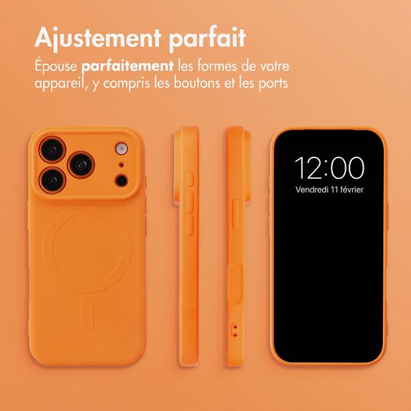 imoshion Coque Couleur avec MagSafe Apple iPhone 18 Pro Max / 17 Pro Max - Orange