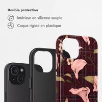 Selencia Coque arrière Vivid Apple iPhone 15 - Autumn Muse
