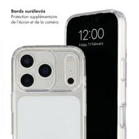 Selencia Coque arrière avec crochets amovibles Apple iPhone 18 Pro Max / 17 Pro Max - Transparent