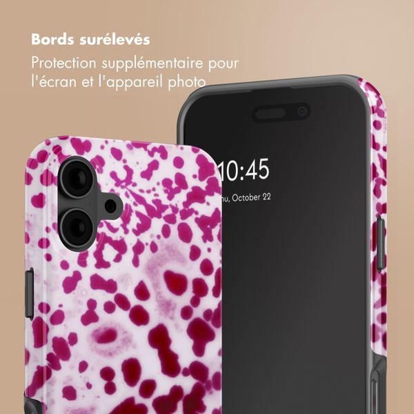 Selencia Coque arrière Vivid avec MagSafe Apple iPhone 16 - Cosmic Orchid
