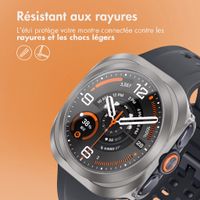 imoshion Coque rigide à couverture complète Samsung Galaxy Watch Ultra 2 (2026) - Titanium Gray