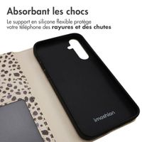 imoshion Étui de télephone portefeuille Design Samsung Galaxy A35 - Black And White Dots