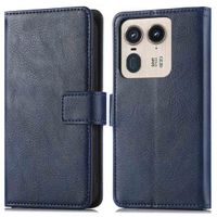 imoshion Étui de télephone portefeuille de luxe Motorola Edge 50 Ultra - Bleu foncé