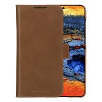 dbramante1928 Étui de télephone portefeuille Lynge Samsung Galaxy S25 Plus - Marron