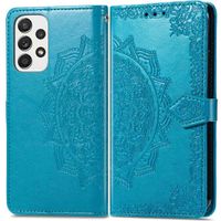 imoshion Etui de télephone Mandala Samsung Galaxy A33 - Turquoise