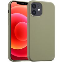 Accezz Coque Liquid Silicone avec MagSafe Apple iPhone 12 (Pro) - Cooper Green