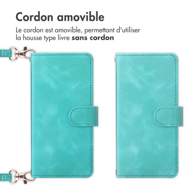 imoshion Etui de télephone portefeuille avec cordon Samsung Galaxy A26 - Turquoise