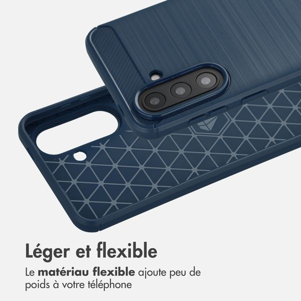 imoshion Coque Brushed Samsung Galaxy A57 (5G) - Bleu foncé