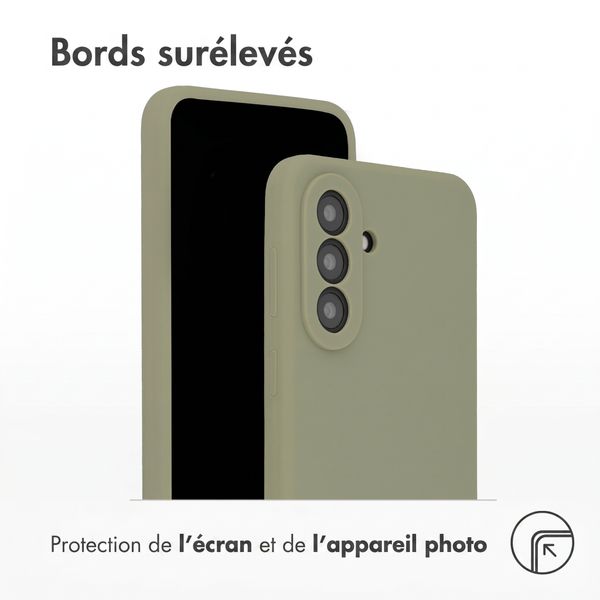 Accezz Coque Liquid Silicone Samsung Galaxy A57 (5G) - Cooper Green