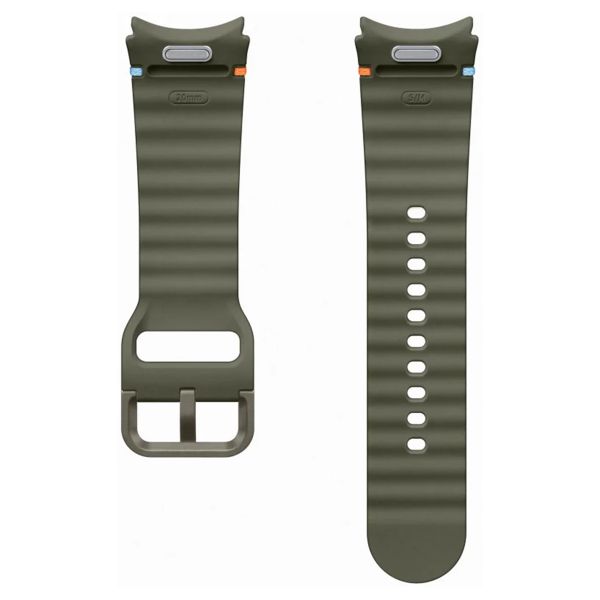 Samsung Bracelet Sport original Samsung Galaxy Watch 4 / 5 / 6 / 7 / FE (20 mm) - Taille S/M - Khaki
