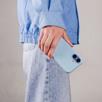 imoshion Coque arrière Texture Apple iPhone 18 Pro / 17 Pro - Bleu clair