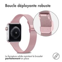 imoshion Bracelet pliant Milanese Apple Watch | 38/40/41/42 mm - Rose