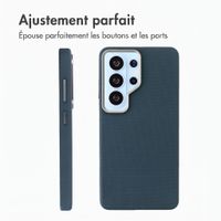 Accezz Coque arrière Mesh avec MagSafe Samsung Galaxy S26 Ultra - Bleu foncé