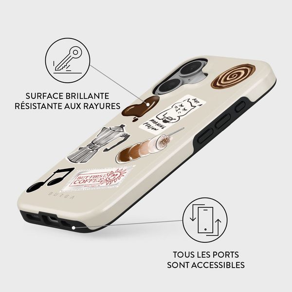 Burga Coque Tough MagSafe Apple iPhone 16 - Oat Milk Please