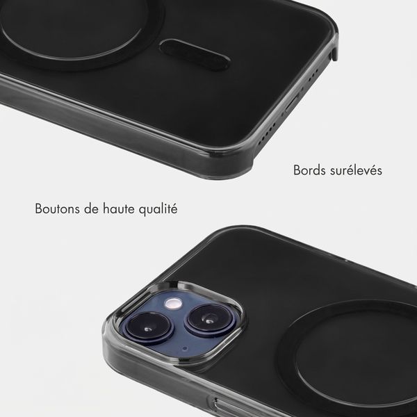 Accezz Lite coque arrière avec MagSafe Apple iPhone 13 - Smokey Clear