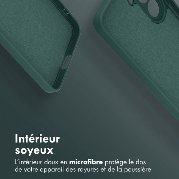 imoshion Coque Couleur avec MagSafe Samsung Galaxy S26 FE - Vert foncé