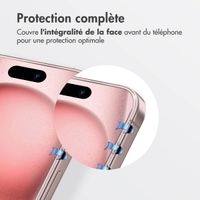 Accezz Protecteur d'écran en verre trempé + Applicateur Apple iPhone 16 / 15