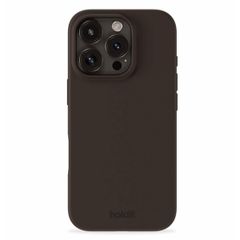Holdit Coque Silicone Apple iPhone 16 Pro - Chocolate