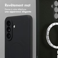 imoshion Coque Couleur avec MagSafe Samsung Galaxy A56 - Noir