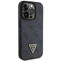 Guess Coque 4G Logo Triangle Strass Apple iPhone 15 Pro - Noir