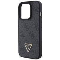 Guess Coque 4G Logo Triangle Strass Apple iPhone 15 Pro - Noir
