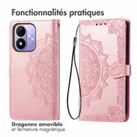 imoshion Etui de télephone Mandala Xiaomi Redmi Note 17 (5G) - Rose Gold