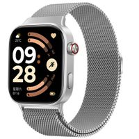 imoshion Bracelet magnétique milanais Xiaomi Smart Band 9 Pro / 8 Pro / Redmi Watch 6 / 5 / 4 - Argent
