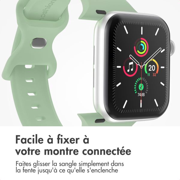 imoshion Bracelet en silicone⁺ Apple Watch | 44/45/46/49 mm - Taille M/L - Pistachio