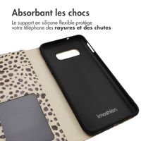 imoshion Étui de télephone portefeuille Design Samsung Galaxy S10e - Black And White Dots