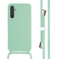 imoshion Coque en silicone avec cordon Samsung Galaxy A34 (5G) - Vert menthe