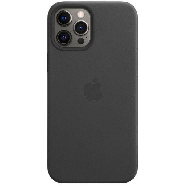 Apple 4 Pack Coque Leather Apple iPhone 12 Pro Max - California Poppy + Red + Deep Violet + Black