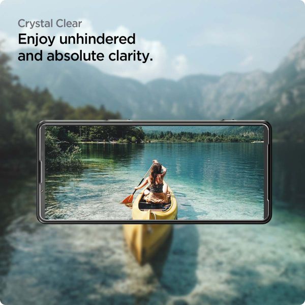 Spigen Protection d'écran en verre trempé GLAStR Fit 2 Paquets + Applicator Sony Xperia 1 VI