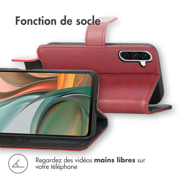 imoshion Étui de télephone portefeuille de luxe Samsung Galaxy A36 - Rouge