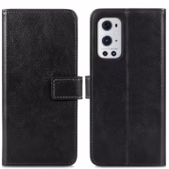imoshion Étui de télephone portefeuille de luxe OnePlus 9 Pro - Noir