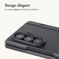 imoshion Étui Slim en cuir synthétique Samsung Galaxy Z Fold 8 Ultra - Noir