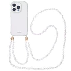 imoshion Coque avec dragonne + bracelet Apple iPhone 16 Pro - Perles Cœurs