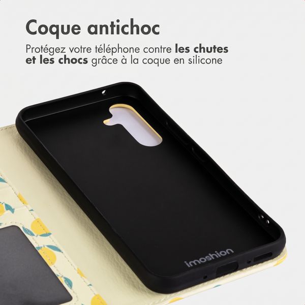 imoshion Étui de télephone portefeuille Design Samsung Galaxy A54 (5G) - Citrus Dream