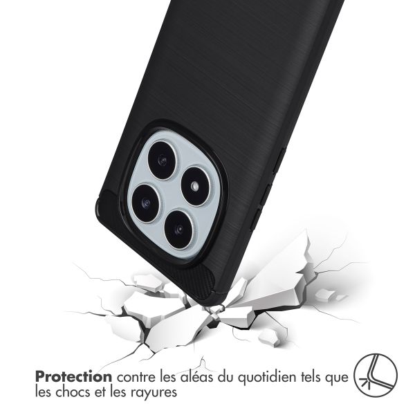 imoshion Coque Brushed Xiaomi Redmi Note 14 Pro (4G) - Noir
