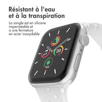imoshion Bracelet en silicone⁺ Apple Watch | 38/40/41/42 mm - Taille S/M - Blanc