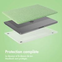 imoshion Teddy Hard Cover Apple MacBook Pro 13 pouces (2020 / 2022) - Matcha Green