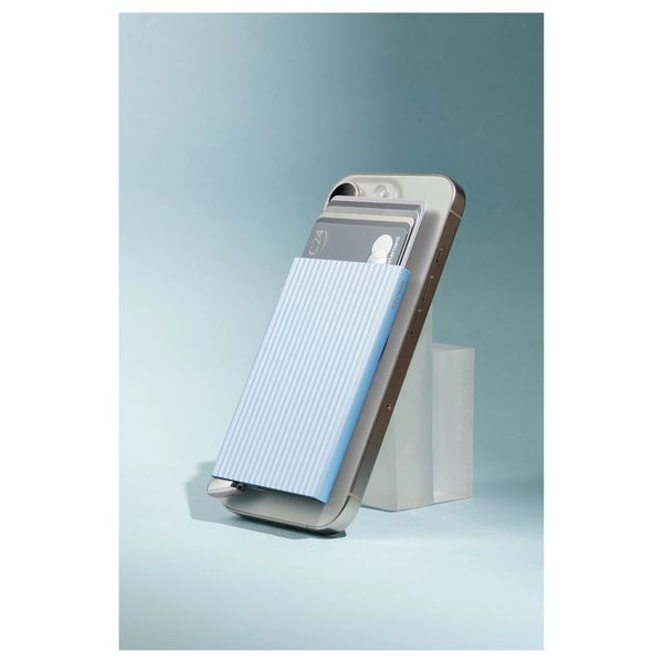 Secrid Cardprotector MagSafe Fluted - Porte-cartes - Ice Blue