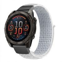 imoshion Bracelet QuickFit® en nylon  - Connexion Garmin 22 mm - Taille L/XL - Blanc